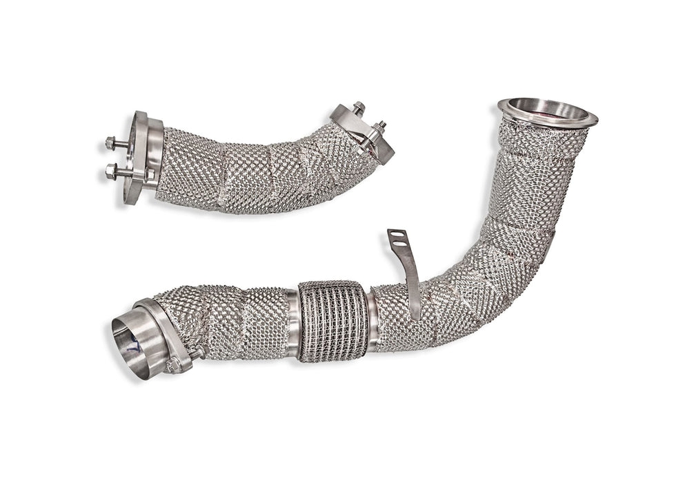 BMW S68 MaxFlow Downpipes G9X M5 / X5M60i / X6M60i / LCI X5M/X6M - Yonristic Performance