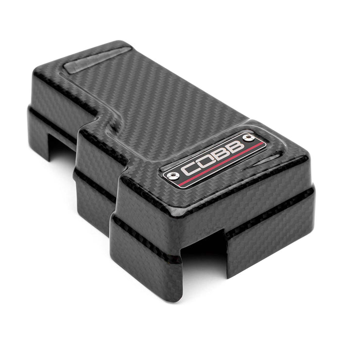 Cobb Subaru Redline Gloss Carbon Fiber Fuse Cover (Passenger Side) WRX 2022-2025