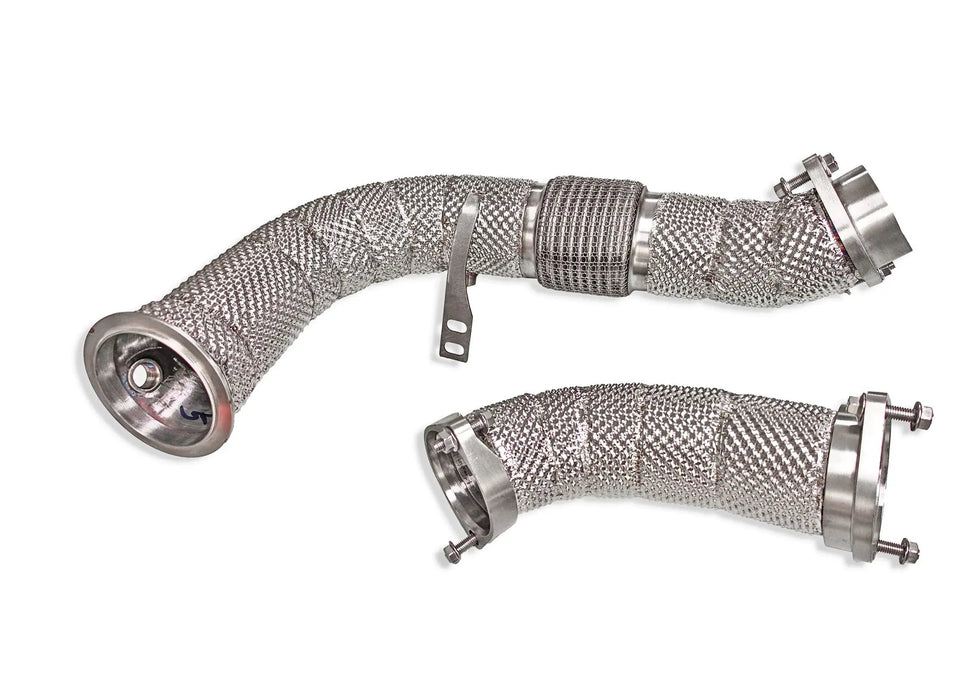 BMW S68 MaxFlow Downpipes G9X M5 / X5M60i / X6M60i / LCI X5M/X6M - Yonristic Performance