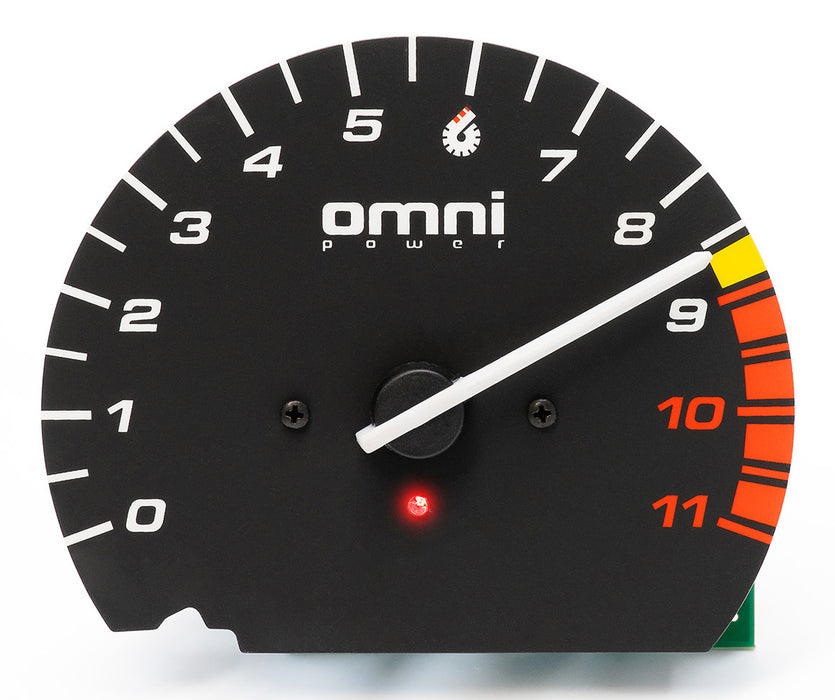 OMNI Honda 90-91 EF 9000 RPM Tachometer With Adjustable Shift Light