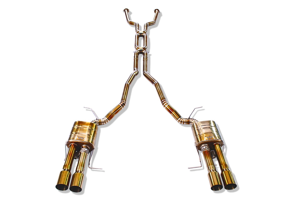 BMW E60 M5 E63 M6 Performance Exhaust System Double X-Pipe - Yonristic Performance