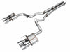 AWE 2024 Ford Mustang GT Fastback S650 RWD SwitchPath Cat-Back Exhaust w/ Quad Chrome Silver Tips