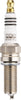 HKS spark plug with gold and silver design