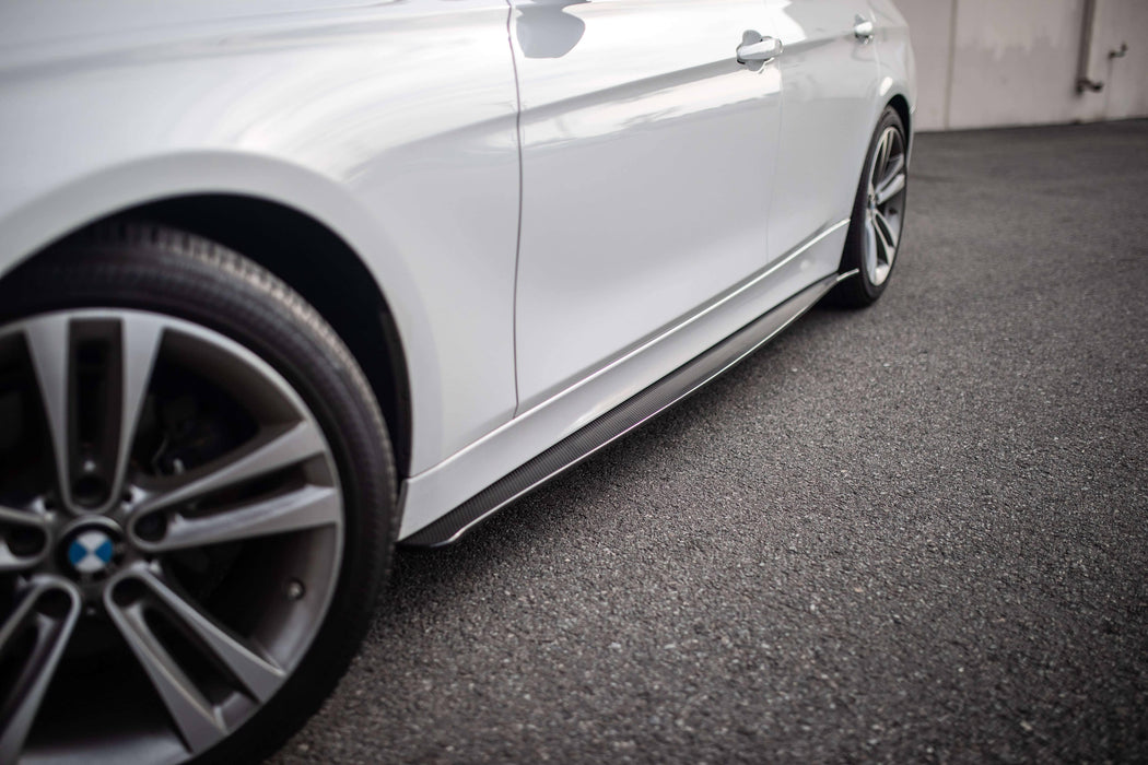 2013-2020 BMW M3/M4 Carbon Fiber V1 Side Skirt Extensions