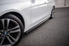 2013-2020 BMW M3/M4 Carbon Fiber V1 Side Skirt Extensions