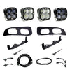 Baja Designs 2023+ Ford F250/F350 Super Duty Squadron SAE/Sport Fog Pocket Kit - Clear