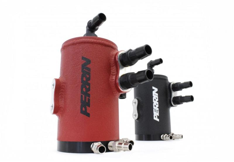 PERRIN 15-21 Subaru WRX (w/o Eyesight OEM Option) Air Oil Separator Kit - Red