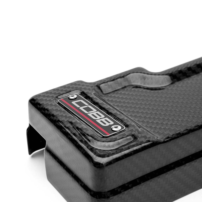 Cobb Subaru Redline Gloss Carbon Fiber Fuse Cover (Passenger Side) WRX 2022-2025