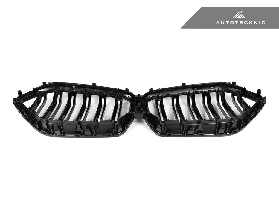 AutoTecknic Dual-Slats Gloss Black Front Grille - G06 X6 LCI
