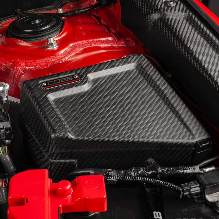 COBB Subaru Redline Matte Carbon Fiber Fuse Cover (Driver Side) WRX 2022-2025