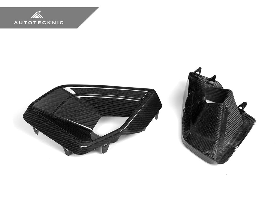 AutoTecknic Carbon Fiber Front Bumper Air Vent Set - G05 X5 M-Sport LCI