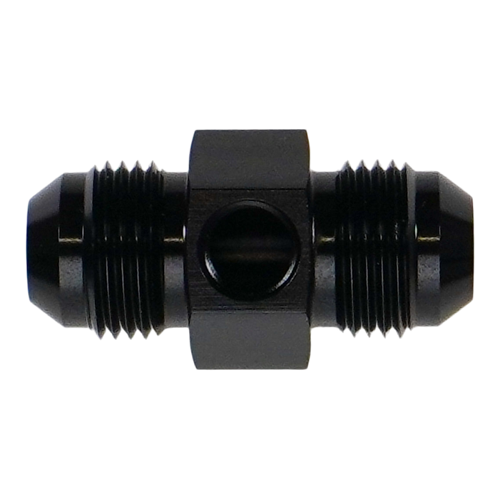 DeatschWerks 8AN Male Flare Gauge Adapter with 1/8" Gauge Port