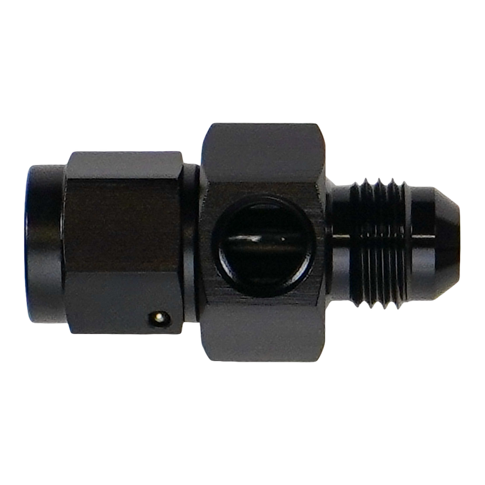DeatschWerks 6AN Male Flare to Female Flare Swivel with 1/8th npt