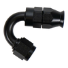 DeatschWerks 6 AN Female Flare Swivel (Incl Ferule/Olive) 150-degree Hose End PTFE