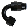 DeatschWerks 8 AN Female Flare Swivel (Incl Ferule/Olive) 150-degree Hose End PTFE
