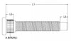 ARP Speedway Pro 1/2in-20 2.97in Length .568 Knurl Disc Brake Wheel Stud Kit