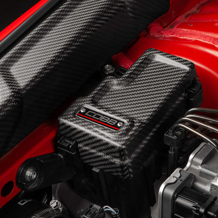 COBB Subaru Redline Matte Carbon Fiber Fuse Cover (Passenger Side) WRX 2022-2025