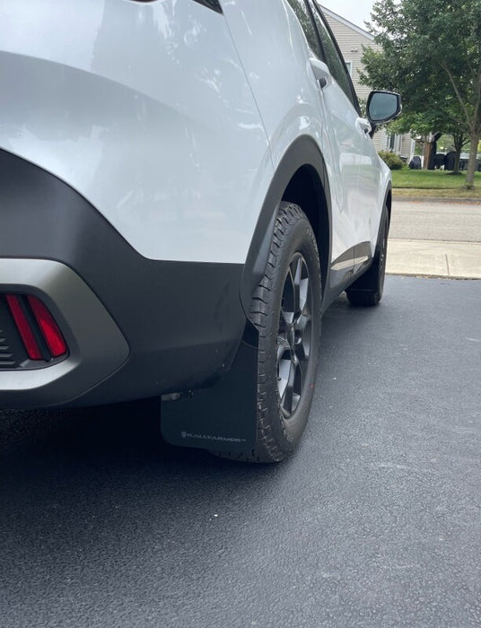 Rally Armor 23-26 Kia Sportage Black UR Mud Flap w/ Dark Grey Logo