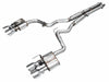 AWE 2024 Ford Mustang Dark Horse S650 RWD SwitchPath Cat-Back Exhaust w/ Quad Chrome Silver Tips