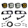 Baja Designs 2023+ Ford F250/F350 Super Duty Squadron SAE/Sport Fog Pocket Kit - Amber