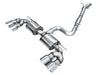 AWE Tuning MK8 Volkswagen Golf R 3in Touring Edition Quad Exhaust - Chrome Silver Tips