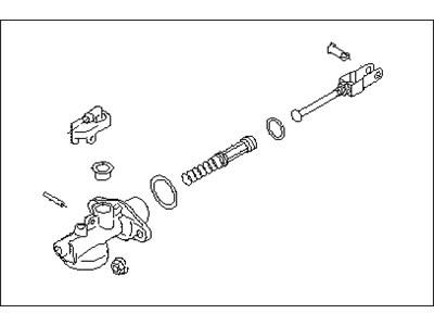 OEM Japan Clutch Master Cylinder Subaru WRX STi 2.0L 2015-2020 37230-VA000