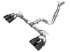 AWE Tuning MK8 Volkswagen Golf R 3in Track Edition Quad Exhaust - Diamond Black Tips