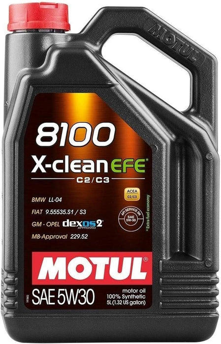 Motul 8100 X-Clean EFE 5W30 Motor Oil 1L & 5L