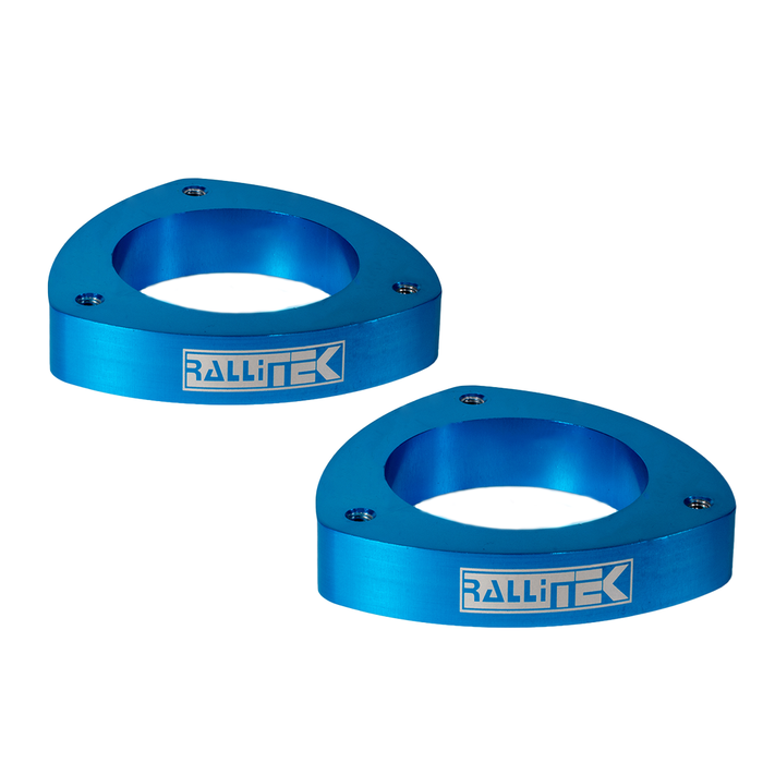 Rallitek 1" Aluminum Rear Lift Kit Spacers - Fits 2002-2007 Subaru Impreza