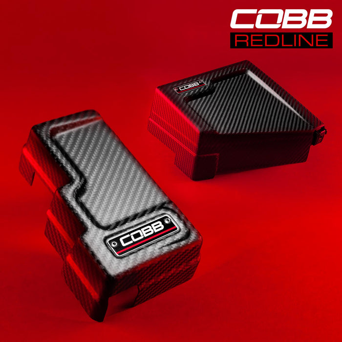 Cobb Subaru Redline Matte Carbon Fiber Fuse Cover Kit WRX 2022-2025