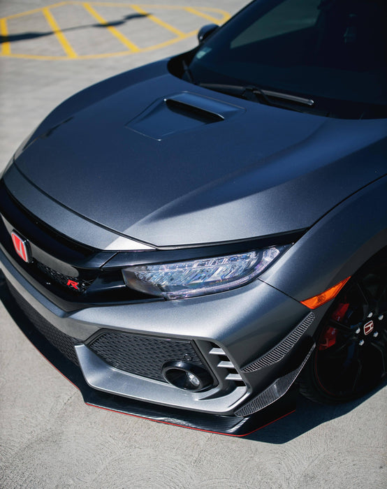 2017-2020 Honda Civic Type-R Carbon Fiber V1 Canards
