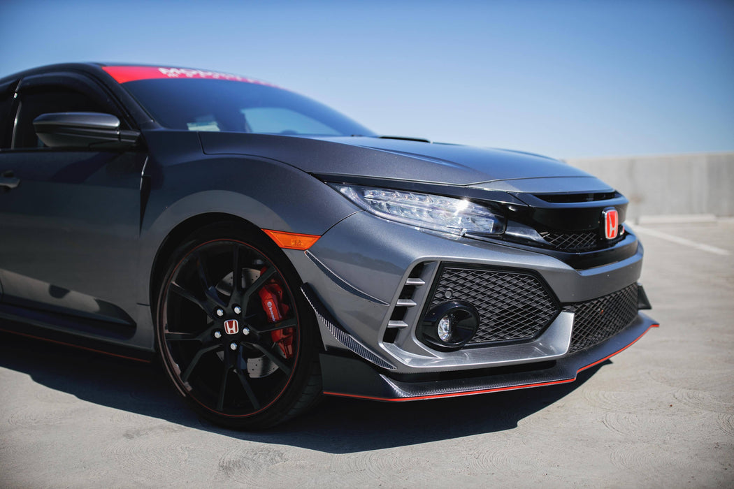 2017-2020 Honda Civic Type-R Carbon Fiber V1 Canards