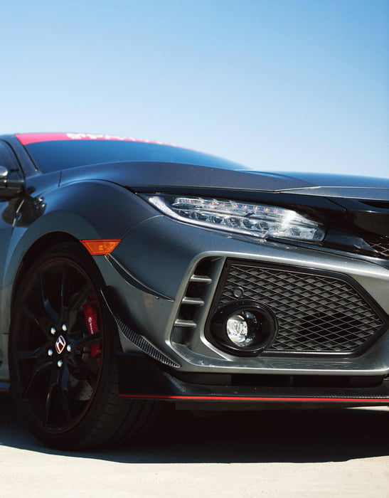 2017-2020 Honda Civic Type-R Carbon Fiber V1 Canards