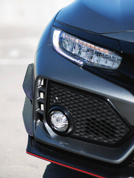 2017-2020 Honda Civic Type-R Carbon Fiber V1 Canards