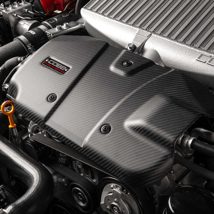COBB Subaru Redline Matte Carbon Fiber Engine Cover WRX 2022-2025