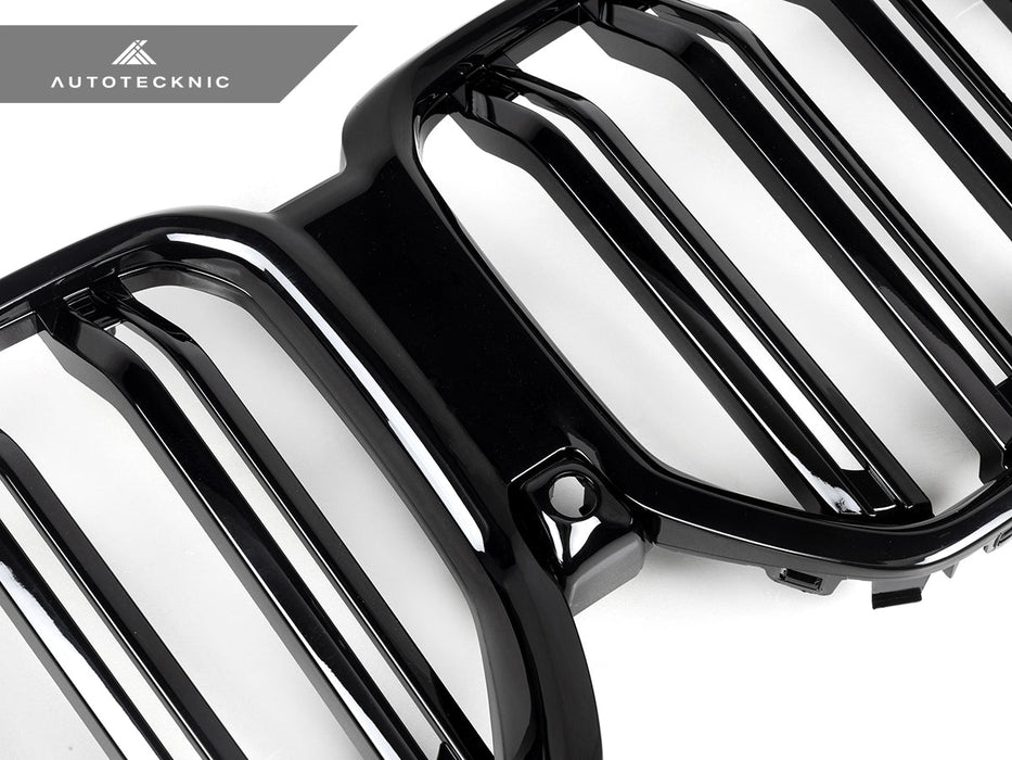 AutoTecknic Dual-Slats Gloss Black Front Grille - G06 X6 LCI