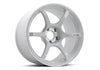 Advan RG-4 18x9 +35 5x114.3 Racing White Metallic and Ring Wheel
