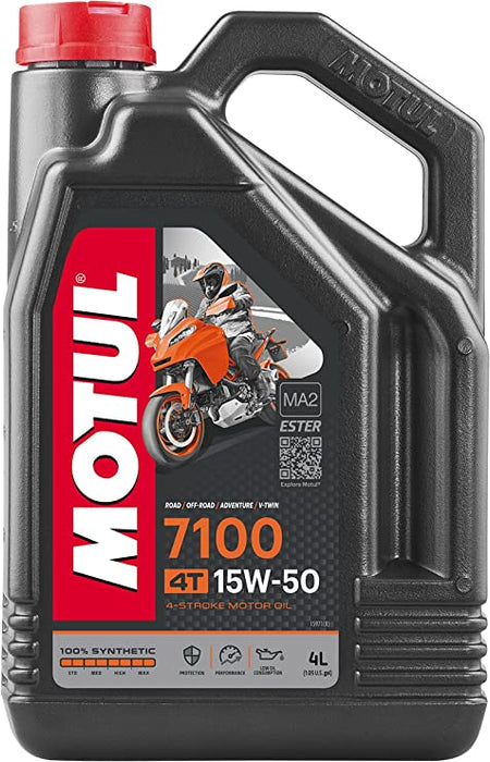 Motul 7100 15W50 4T Synthetic Oil 4L