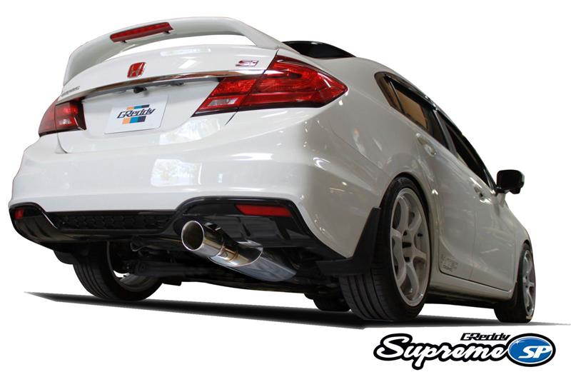 GReddy 12-15 Honda Civic Si Coupe 76mm Supreme SP Cat-Back Exhaust