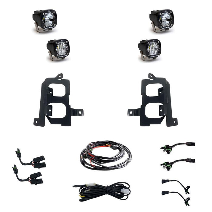 Baja Designs GMC 2020-22 Sierra 2500HD/3500HD S1 Dual Fog Pocket Light Kit