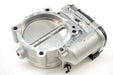 Mechanical throttle body on a white background
