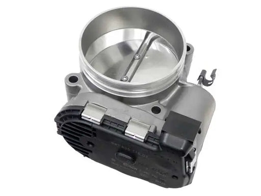 Throttle body on a white background