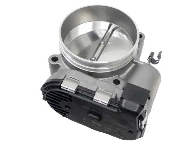 Throttle body on a white background