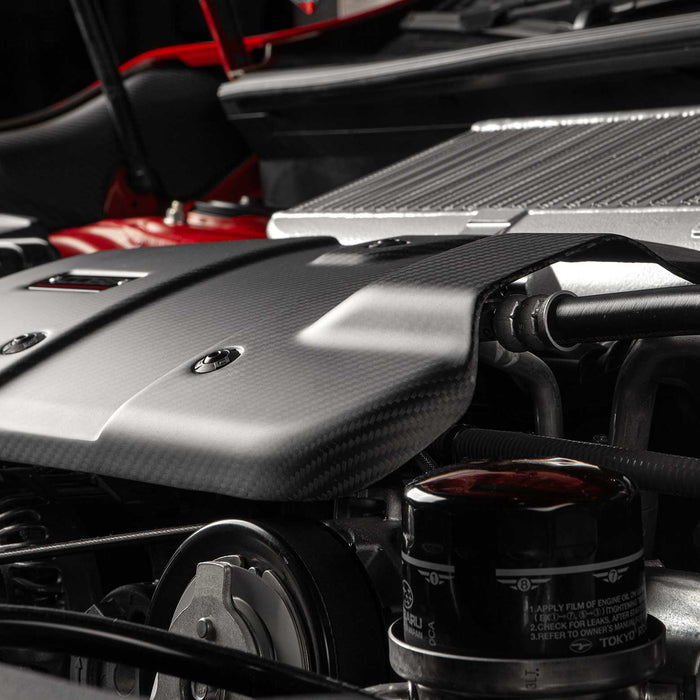 COBB Subaru Redline Matte Carbon Fiber Engine Cover WRX 2022-2025