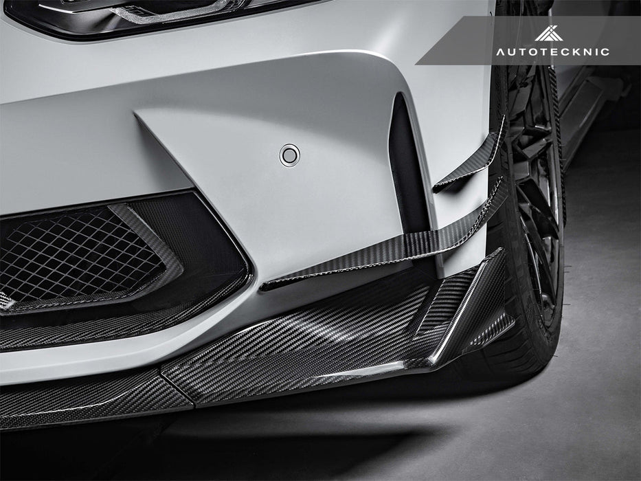AutoTecknic Dry Carbon Corsa Canard Set - BMW G80 M3 | G82 M4