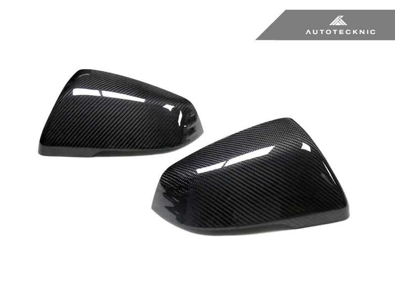 AutoTecknic Replacement Version II Dry Carbon Mirror Covers - BMW F48 X1 | F44 2-Series Gran Coupe