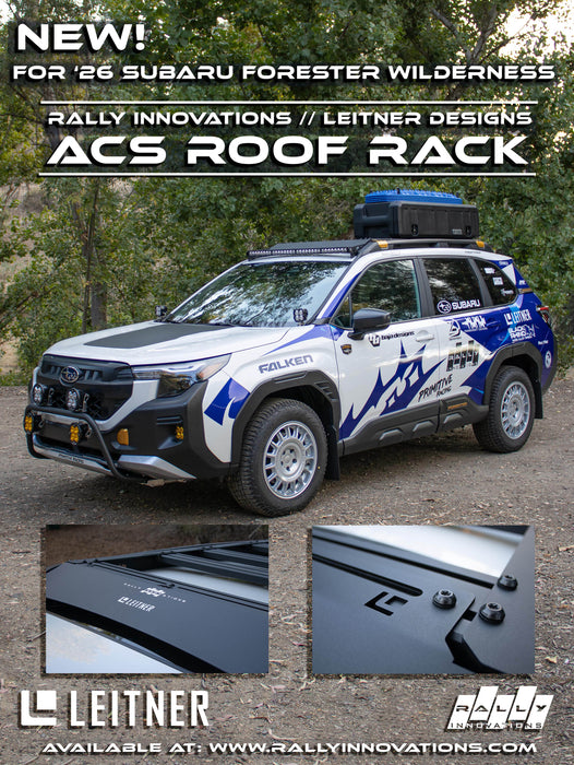 Rally Innovations 2026+ Subaru Forester Wilderness Leitner Designs ACS Platform Roof Rack [SU-SLA-ACS-01]