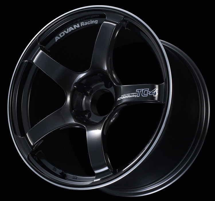 Advan TC4 18X9.5 +35 5-114.3 Racing Gunmetallic Wheel