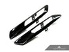 AutoTecknic Replacement Glazing Black Fender Light Trims - BMW F10 Sedan | F11 Wagon | 5-Series