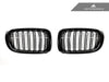 AutoTecknic Gloss Black Front Grille Set - BMW F25 X3 LCI | F26 X4